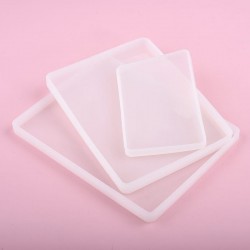 Lot de 3 Moules Rectangulaires Silicone PM Pour Résine Époxy DIY
