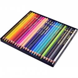 Boite de 24 Crayons de couleurs à L'huile - Superior
