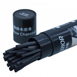 Boîte de 20 Fusains Tendres Noir 2-4 mm - Superior