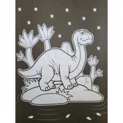 Cahier de 16 Pages Neon Colouring Dinosaurs A4 - Kalino