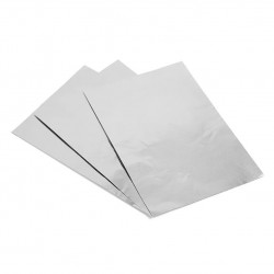 Bloc de 5 Feuilles Aluminium Argent - Keep Smiling