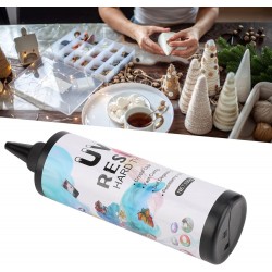 Résine UV Cristal Transparent 50 ml Colle Séchage Rapide Pour Décorations Artisanales