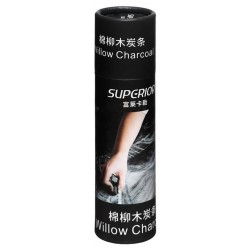 Boîte de 20 Fusains Tendres Noir 2-4 mm - Superior