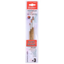 Set de 3 Pinceaux Rond - Giorgione