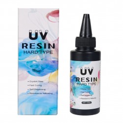 Résine UV Cristal Transparent 100 ml Colle Séchage Rapide Pour Décorations Artisanales