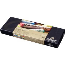 Coffret de 15 Pastels Extra Fine Professional Pastel Doux Sélection Générale des Couleurs - Rembrandt
