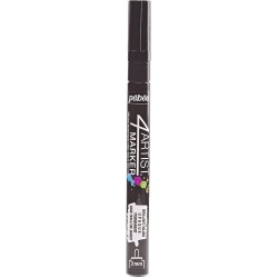 4Artist Marker Pébéo - pointe ronde 2mm - Noir