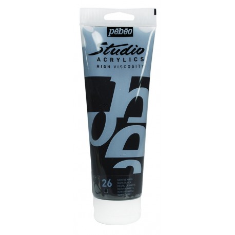 Studio Acrylique Pébéo - 100ml - noir de mars