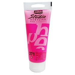 Studio Acrylique Pébéo - 100ml - Rose fluo