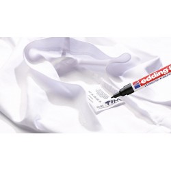 Marqueur Spécial Tissu Noir Fine 1mm  - Edding