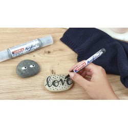 Marqueur Acrylique Fin 1-2 mm 5300 Corail 935 - Edding