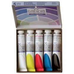 Gouache Extra Fine Talens 5 Tubes de 20ml