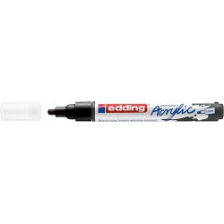 Marqueur Acrylique Moyen 2-3 mm Noir 901 - Edding