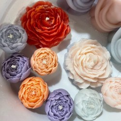 Moule en Silicone en forme de Pivoine 2570