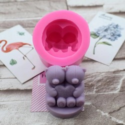 Moule en Silicone en forme de bébé ours 2981