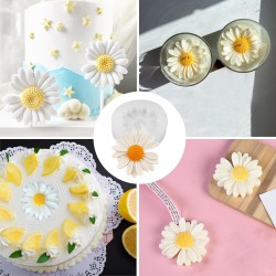 Moule en Silicone en forme de Fleur Camomille 2649