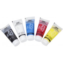 Pack de 5 Tubes Couleurs Primaires 100 ml Studio Acrylics - Pébéo