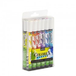 Set de 12 Marqueurs Essentiels Colorex - Pébéo