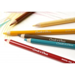 Boîte Métal Assortiment 24 Crayons Pastel - Conté à Paris