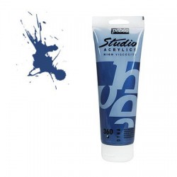 Studio Acrylique Pébéo - 100ml - bleu noir iridescent