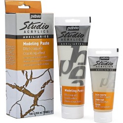 Le Modeling Paste Effet Craquelé - Pébéo