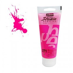 Studio Acrylique Pébéo - 100ml - Rose fluo