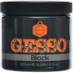 Gesso Universal Primer Noir Acrylic 500mL - keep Smiling