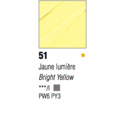 Acrylique Pébéo Studio -  Jaune lumière 100 ml