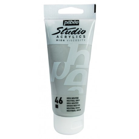 Studio Acrylics Pébéo - 100ml - gris neutre