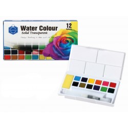Boite de 12 Aquarelle - Keep Smiling