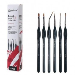 Boite de 6 Pinceaux Pour Détails - Giorgione