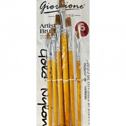 Set de 6 Pinceaux Plat - Giorgione