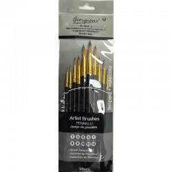 Set de 10 Pinceaux Rond - Giorgione