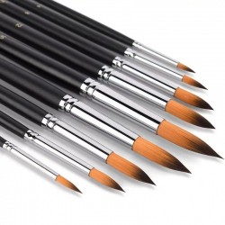 Set de 9 Pinceaux Rond - Giorgione