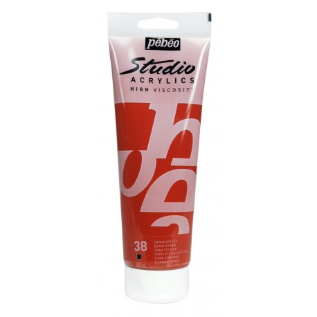 Studio Acrylics Pébéo  - 100ml - sienne brulée