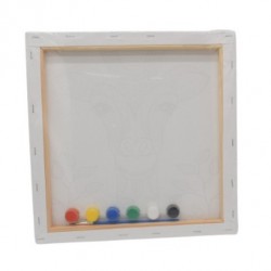 Châssis Entoilé Mandala 30x30 cm - Girafle