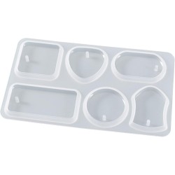 Moules Silicone Pendentifs & Porte-Clés Pour Résine Époxy