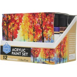 Coffret de 12 Acryliques de 60 ml - Keep Smiling