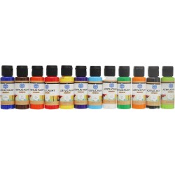 Coffret de 12 Acryliques de 60 ml - Keep Smiling