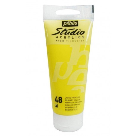 Studio Acrylics Pébéo - 100ml - jaune primaire