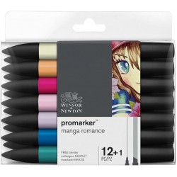 Set de 12+1 Promarker Manga Romance - Winsor & Newton
