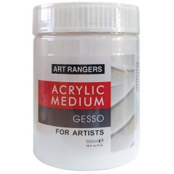 Médium Acrylique Gesso Blanc 500 ml - Art Rangers