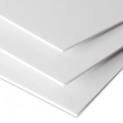 Carton mousse 5 mm blanc 100x70cm