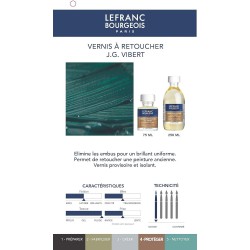 Additif Vernis Satiné à Retoucher Vibert 75ml - Lefranc & Bourgeois