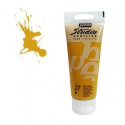 Studio Acrylics Pébéo - 100ml - ocre jaune