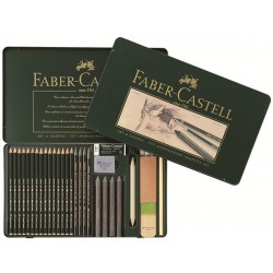 Coffret Assortiment PITT Monochrome Grahpite - Faber Castell