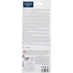 Assortiment de 12 Pilulier pour Peinture Acrylique - Lefranc Bourgeois