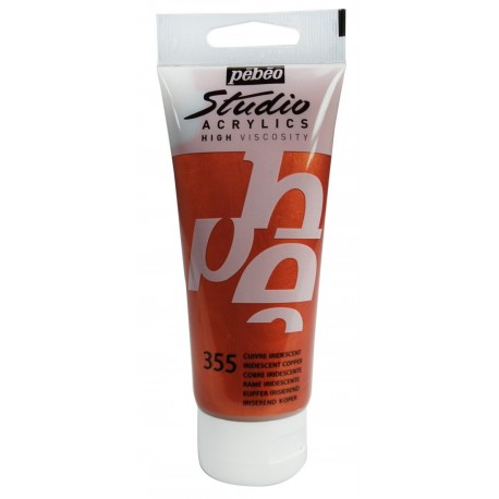Studio Acrylics Pébéo - 100ml cuivre iridescent