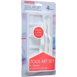 Set de 3 couteaux & une palette - Art Rangers