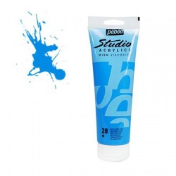 Studio Acrylics Pébéo - 100ml - bleu céruleum